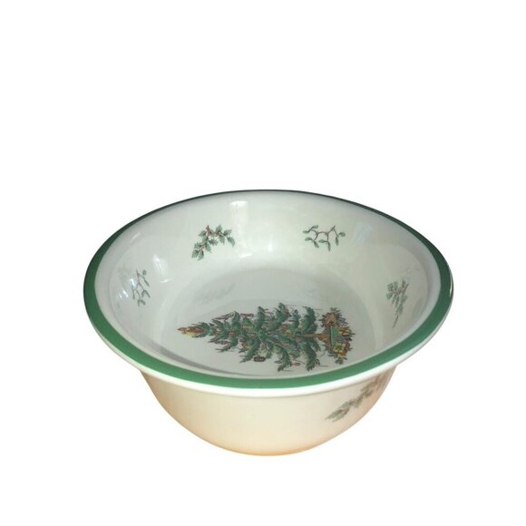 SPODE "Christmas Tree" 12.5" x 9" x 2.75" Oval Serving Dish Oven to Table - Picture 4 of 8